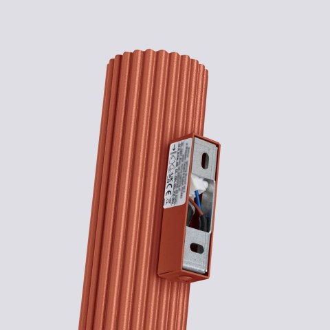 LAMPA ŚCIENNA Kinkiet KARBON 20 ochra czerwona