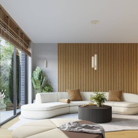 ŻYRANDOL LAMPA SUFITOWA Lampa wisząca KARBON 3P beżowy