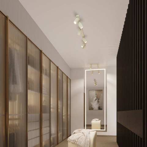 PLAFON LAMPA SUFITOWA REFLEKTOR LISTWA KARBON 2 beżowy