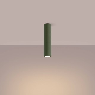 PLAFON LAMPA SUFITOWA REFLEKTOR TUBA SPOT KARBON 30 zielony oliwkowy