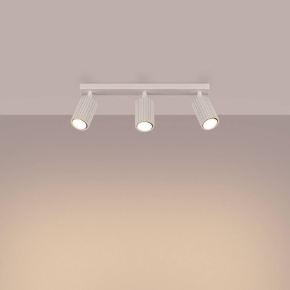 PLAFON LAMPA SUFITOWA REFLEKTOR LISTWA KARBON 3L beżowy