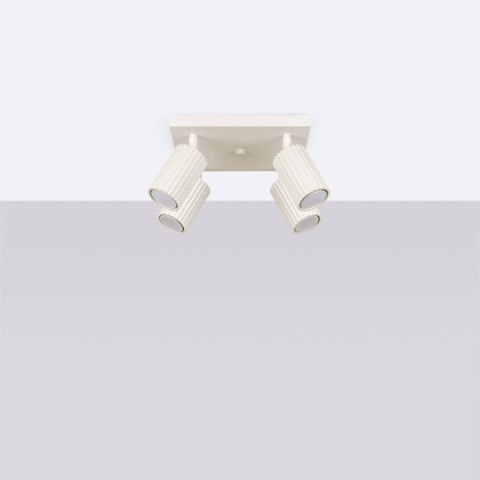 PLAFON LAMPA SUFITOWA REFLEKTOR LISTWA KARBON 4 beżowy