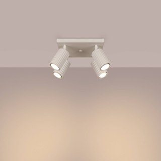 PLAFON LAMPA SUFITOWA REFLEKTOR LISTWA KARBON 4 beżowy