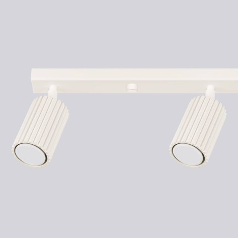 PLAFON LAMPA SUFITOWA REFLEKTOR SOLLUX  KARBON 4L beżowy