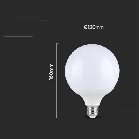 18W G120 LED PLASTIC BULB WITH SAMSUNG CHIP 6500K E27