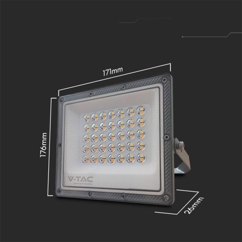 30W LED FLOODLIGHT 3IN1 GUN GREY BODY