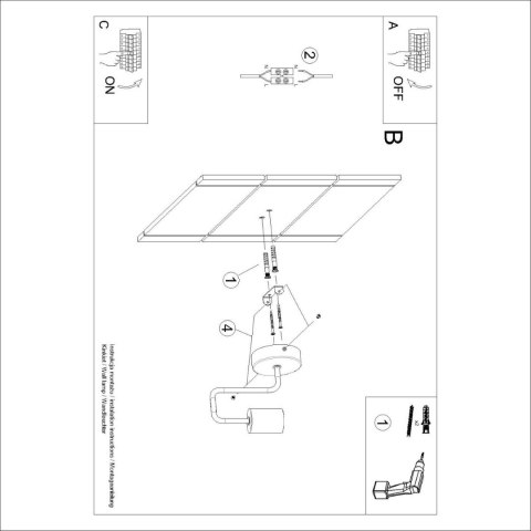 Kinkiet TIMBO biały