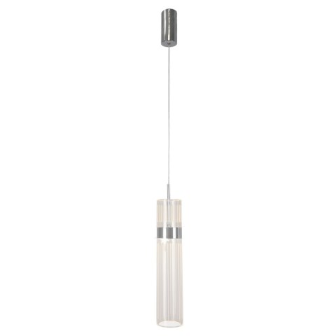 Lampa wisząca Ambiente srebrna LED CCT Light Prestige