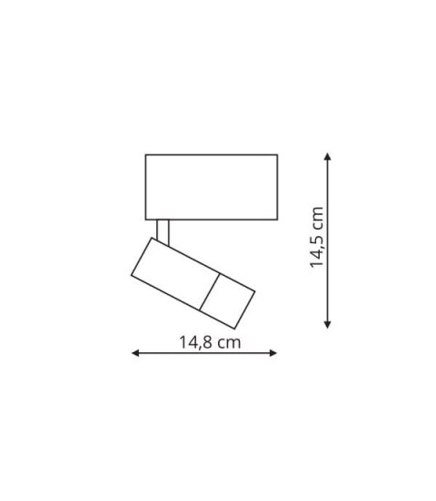 Reflektor Sun 1 Magnetic 1xLED czarny LP-557-MAG-BK