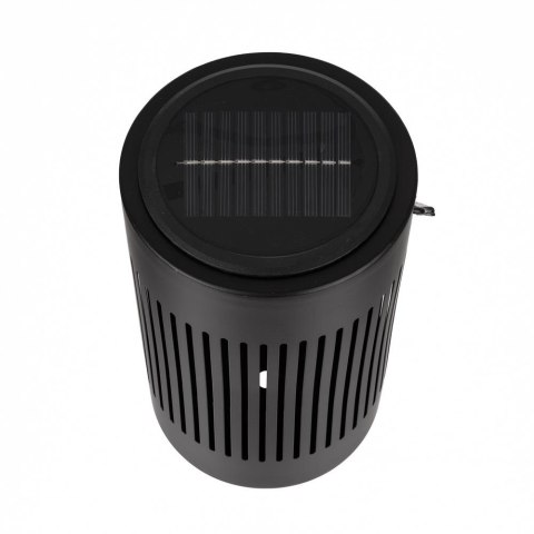 SOLAR LED TABLE LAMPHOLDER METAL+BLACK BODY D120*H200