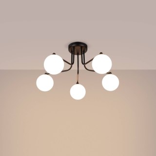 Sollux Lighting Żyrandol ASTRAL 5 czarny