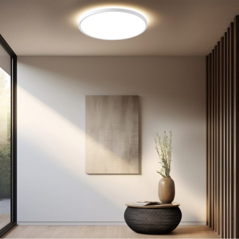 Plafon Pryzma 38 cm biały LED CCT Light Prestige