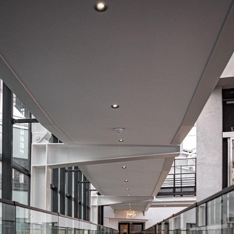 18W LED HONEY COMB DOWNLIGHT BRIDGELUX CHIP CCT:3IN1 BLACK RING + BLACK HEATING