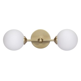 Kinkiet Ścienny AM206 2xG9 Złote klosze