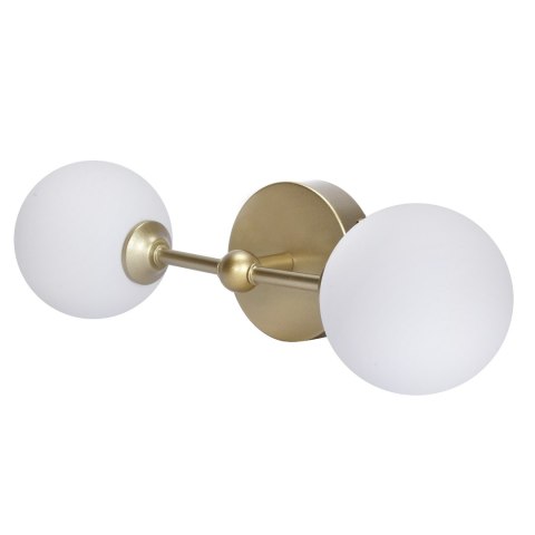 Kinkiet Ścienny AM206 2xG9 Złote klosze