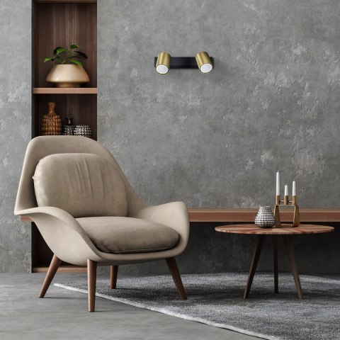 Spot Snow New 2 złoty 2xGU10 Light Prestige