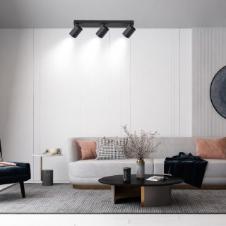 Spot Snow New 3 czarny 3xGU10 Light Prestige