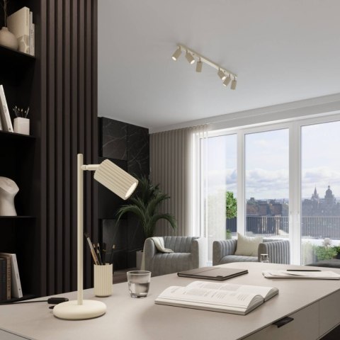 ŻYRANDOL LAMPA SUFITOWA Lampa wisząca KARBON 3L beżowy