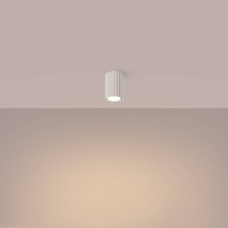 PLAFON LAMPA SUFITOWA REFLEKTOR TUBA SPOT KARBON 10 beżowy