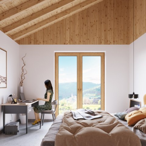 Lampa wisząca TULIP czarny Sollux