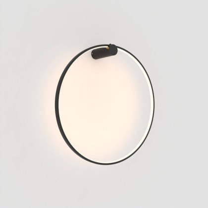 Light Prestige Kinkiet Mirror L czarny IP44 LED CCT