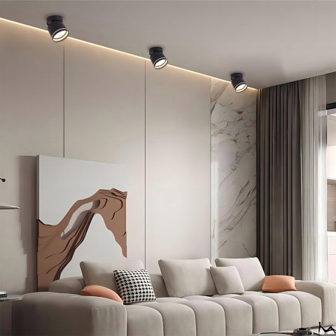 Oprawa natynkowa Kendal czarna GX53 Light Prestige