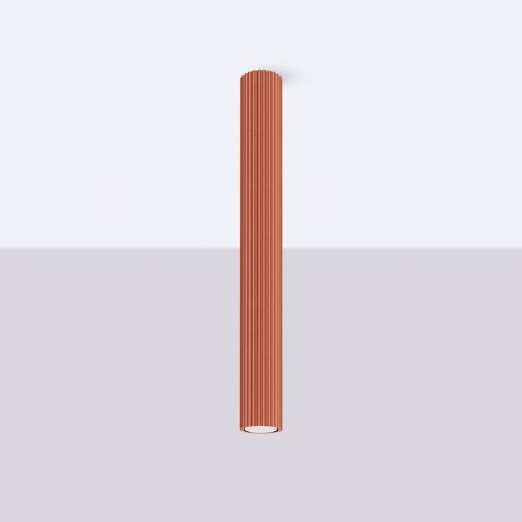 PLAFON LAMPA SUFITOWA REFLEKTOR TUBA SPOT KARBON 60 ochra czerwona