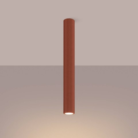 PLAFON LAMPA SUFITOWA REFLEKTOR TUBA SPOT KARBON 60 ochra czerwona