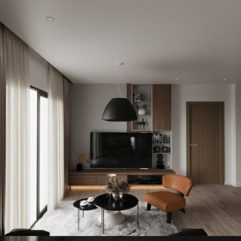 Żyrandol BELLA 60 czarny Sollux