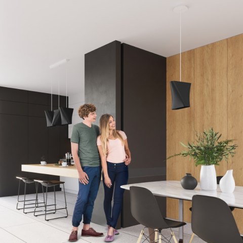 Żyrandol BLUM 3 czarny Sollux