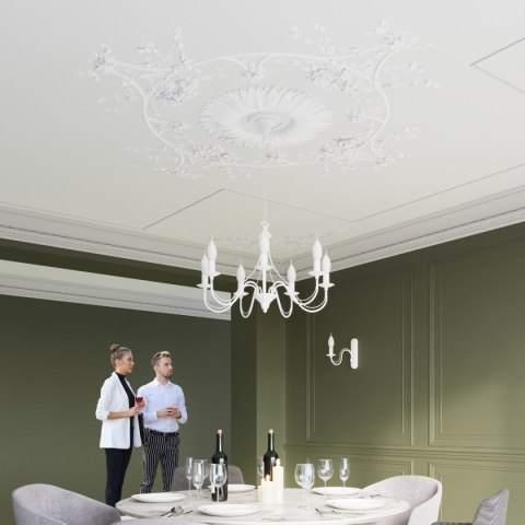 Żyrandol MINERWA 5 biały Sollux