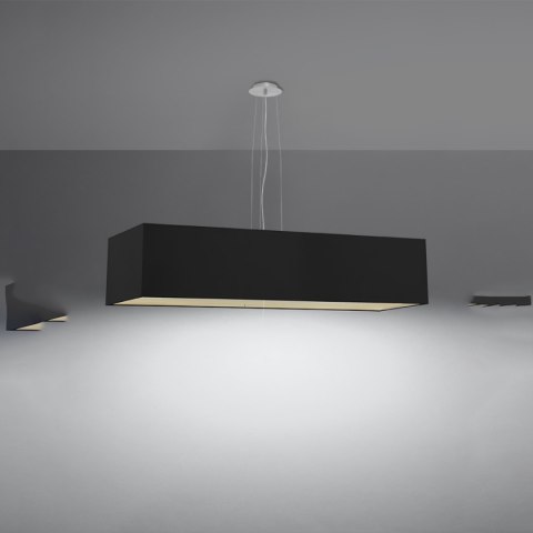 Żyrandol SANTA 120 czarny Sollux