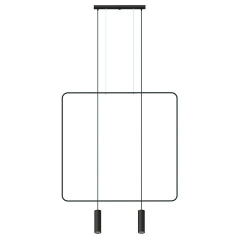 Lampa wisząca RANA 2 czarna