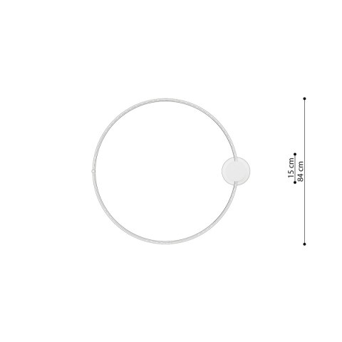 Plafon RIO 78 biały LED 3000K