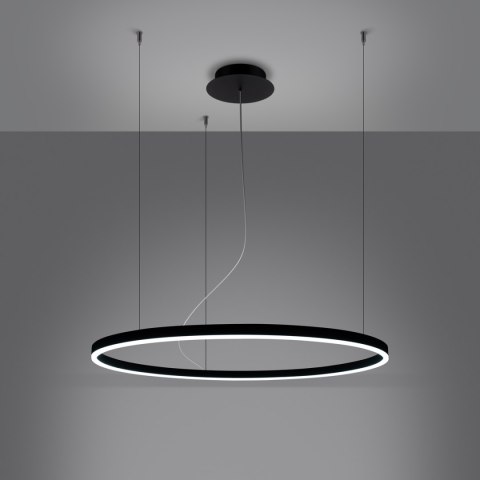 Żyrandol ODA 80 czarny LED 4000K