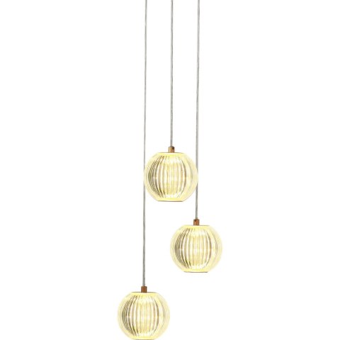 Lampa wisząca Brillant 3 złota LED CCT Light Prestige