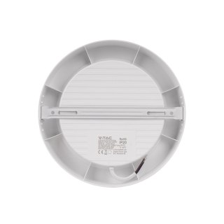 Panel Natynkowy V-TAC 18W LED SAMSUNG CHIP Okrągły 215x30mm VT-60018RD-S 3000K 1850lm 5 Lat Gwarancji