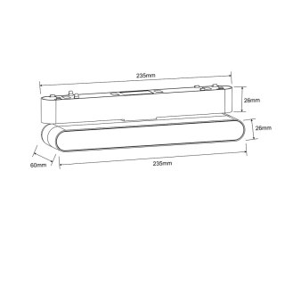 Reflektor Magnetic Slim Fizz 12W LED 4000K biały