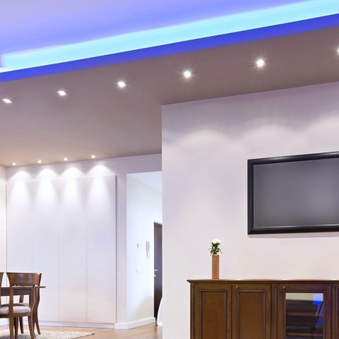 Faretto LED GU5.3 (MR16) 6W 12V 110° Copertura Trasparente 4000K