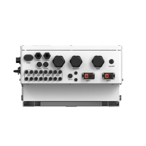 Inverter Fotovoltaico Alta Tensione Solis Trifase Ibrido On-Grid/Off-Grid 50kW, Quadruplo MPPT, Schermo LCD, WiFi Meter e TA Inc