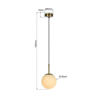 Light Prestige Lampa wisząca Dorado złota 1xE14