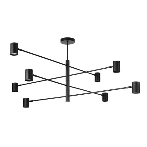 Lampa wisząca Snow 8 czarna 8xGU10 Light Prestige