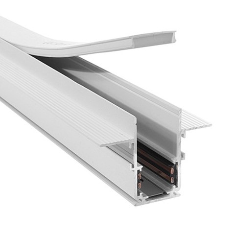 Szyna magnetyczna podtynkowa LL-20D 300cm Biała