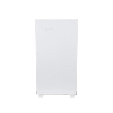 Batteria di Accumulo 10.24kWh LiFePO4 BMS Integrato per Inverter Fotovoltaici CEI 0-21 51.2V 200Ah Schermo Touch Design Bianco E