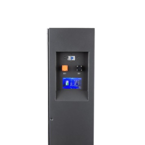 Batteria di Accumulo 10.24kWh LiFePO4 BMS Integrato per Inverter Fotovoltaici CEI 0-21 51.2V 200Ah Schermo Touch Design Nero Eff