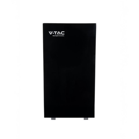 Batteria di Accumulo 14.33kWh LiFePO4 BMS Integrato per Inverter Fotovoltaici CEI 0-21 51.2V 280Ah Schermo Touch Design Nero Eff