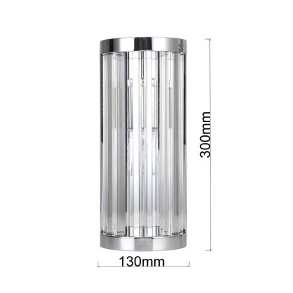Light Prestige Kinkiet Vetro chrom 1xE14