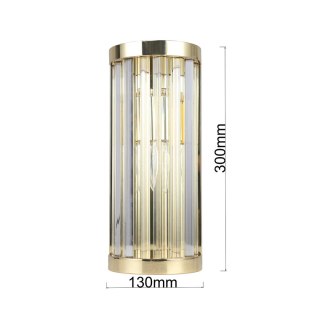 Light Prestige Kinkiet Vetro złoto 1xE14