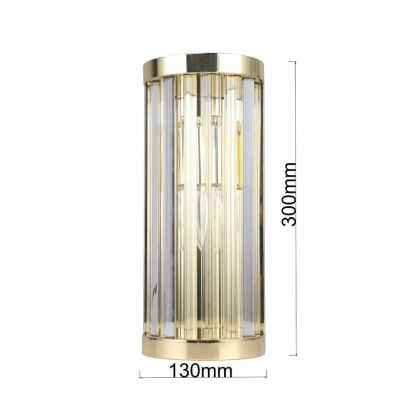 Light Prestige Kinkiet Vetro złoto 1xE14
