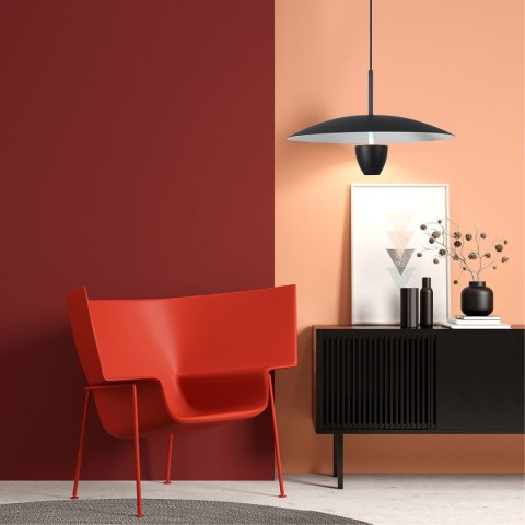 Lampa wisząca Ufo S czarna LED CCT Light Prestige